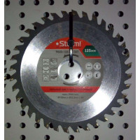 Диск пильный по дереву 22мм STURM, 125*3мм, 24T