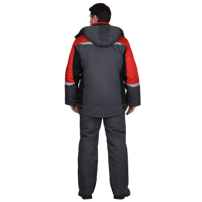 Костюм «Фаворит-МЕГА СИРИУС» мужской утепленный темно-серый с п/к Костюм «Фаворит-МЕГА СИРИУС» мужской утепленный темно-серый с п/к
