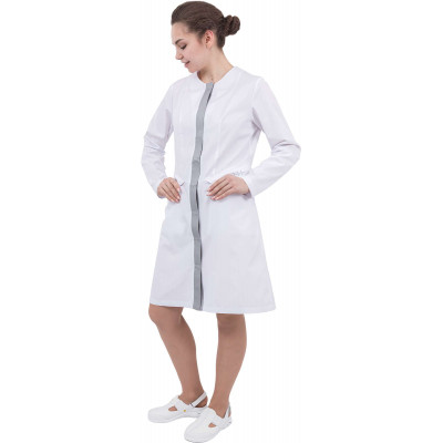 Халат «Кардиология» женский белый Халат «Кардиология» женский белый