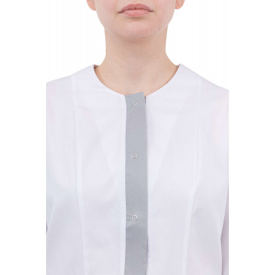 Халат «Кардиология» женский белый Халат «Кардиология» женский белый