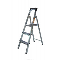 Стремянка стальная, 3ступ., 0.8м // ВИХРЬ