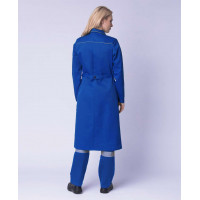 Халат «Итр» женский васильковый