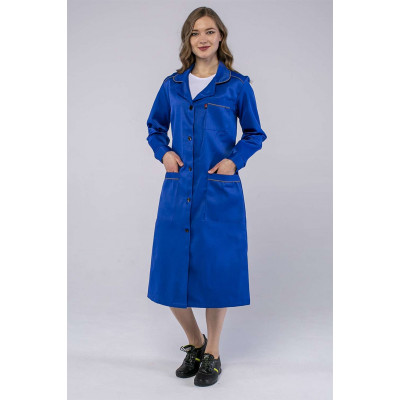 Халат «Итр» женский васильковый Халат «Итр» женский васильковый