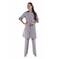 Халат «Фрезия» женский светло-серый