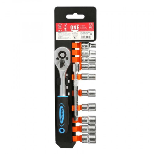 Набор инстр. торц. головок 1/4 с тр / 12 предм. // Smartbuy