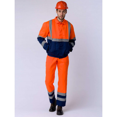 Костюм «Дорожник» мужской летний оранжевый Костюм «Дорожник» мужской летний оранжевый