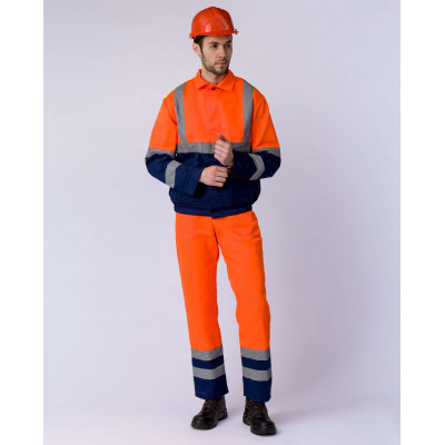 Костюм «Дорожник» мужской летний оранжевый Костюм «Дорожник» мужской летний оранжевый
