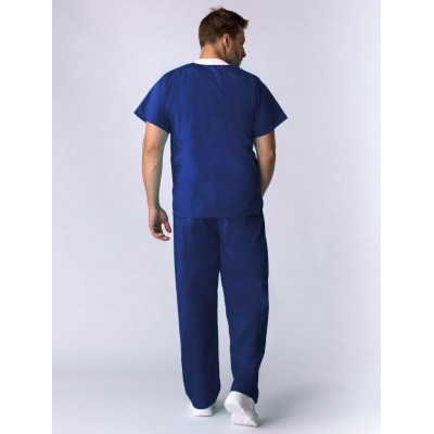 Костюм «Хирургический» с брюками мужской темно-синий Костюм «Хирургический» с брюками мужской темно-синий