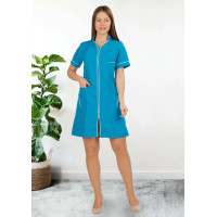 Халат «Сара» женский бирюзовый