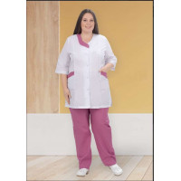 Костюм «Волна Size+» с брюками женский белый