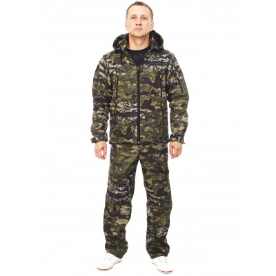 Костюм «Вальд» мужской демисезонный КМФ зеленый Костюм «Вальд» мужской демисезонный КМФ зеленый