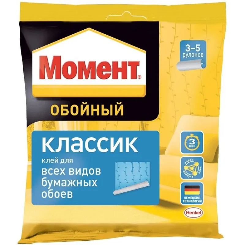 Клей д/обоев "Момент" классик 100г ,м/у