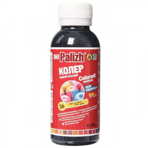 Колер ПАЛИТРА серо-голубой 100мл.