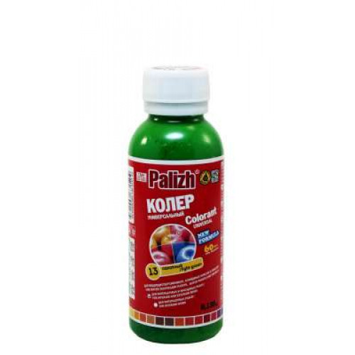 Колер ПАЛИТРА салатный 100мл.