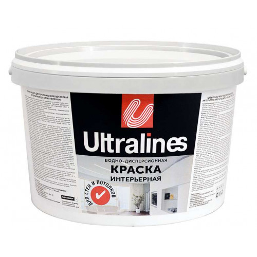 Краска ВД Ультра лайнс интерьерная 3кг.