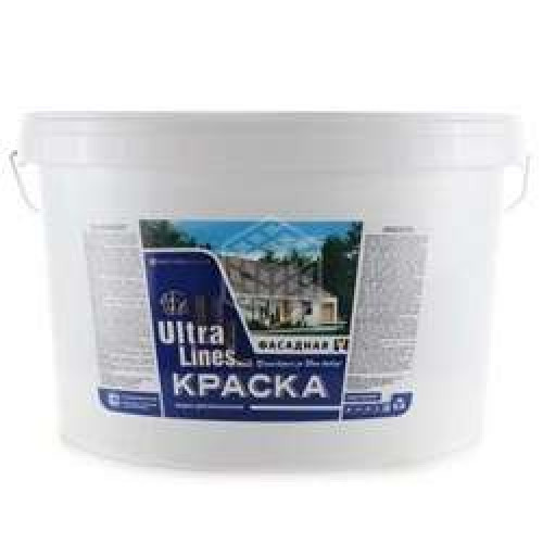 Краска ВД Ультра лайнс фасадн. 3кг.