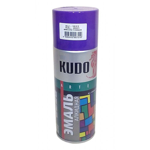 Краска-аэрозоль KUDO фиолетовая 520мл.