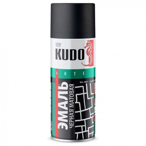 Краска-аэрозоль чёрн.мат. 520мл.