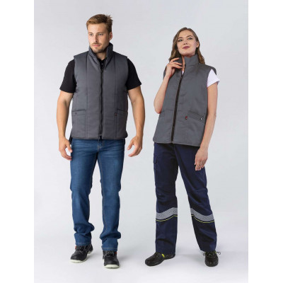Жилет утепл. «Универсальный» темно-серый Жилет утепл. «Универсальный» темно-серый