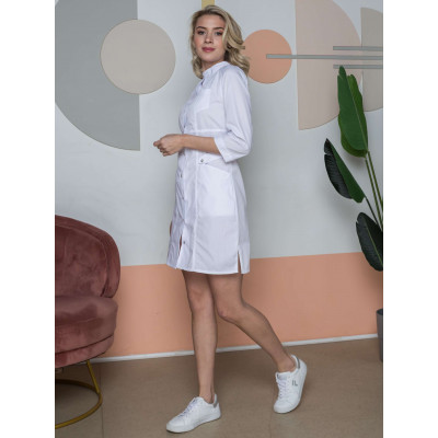 Халат «Симпл-001» женский белый Халат «Симпл-001» женский белый