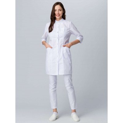 Халат «Симпл-001» женский белый Халат «Симпл-001» женский белый