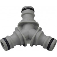 Адаптер д/сад.шланга пласт., штуцер - штуцер - штуц