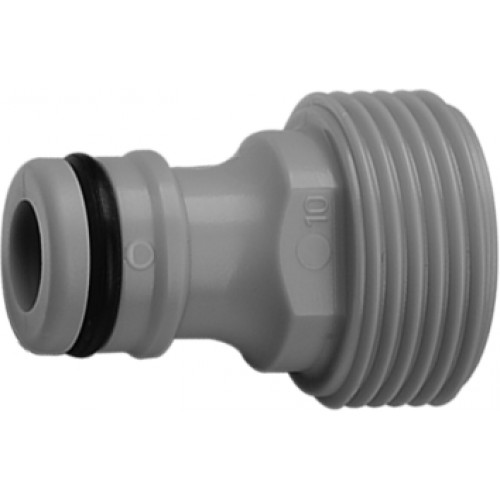 Адаптер д/сад.шланга пласт., штуцер - внеш. 3/4