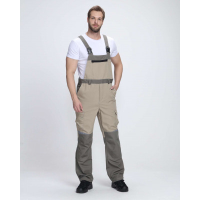 Полукомбинезон «Челси» мужской хаки бежевый Полукомбинезон «Челси» мужской хаки бежевый