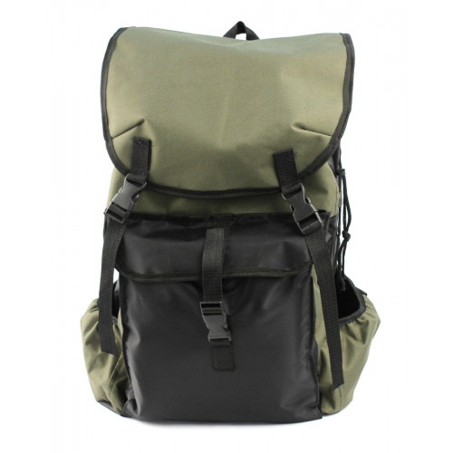 Рюкзак туристический РЫБАЛКА 30л хаки + черн