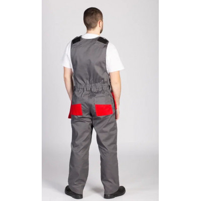 Полукомбинезон «Турбо-К-2» мужской серый красный Полукомбинезон «Турбо-К-2» мужской серый красный