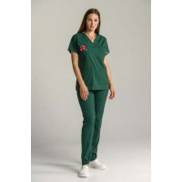 Костюм «Hunter GREEN» с брюками женский изумрудный