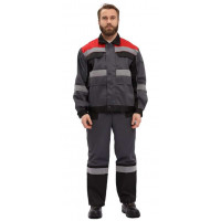 Костюм «Респект» с п/к мужской темно-серый