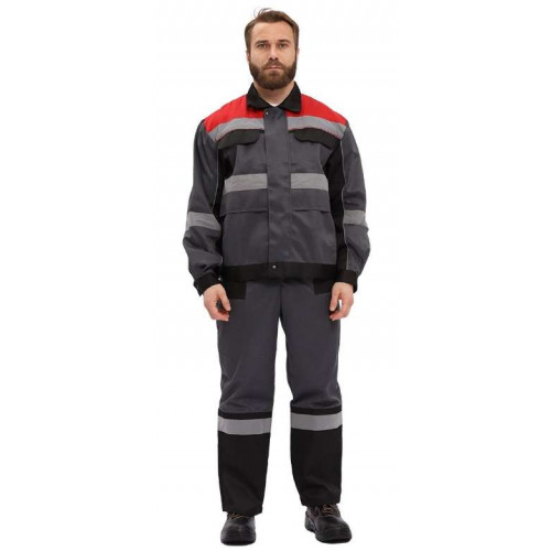 Костюм «Респект» с п/к мужской темно-серый