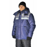 Куртка «Эребус (стандарт)» мужская утепленная синяя