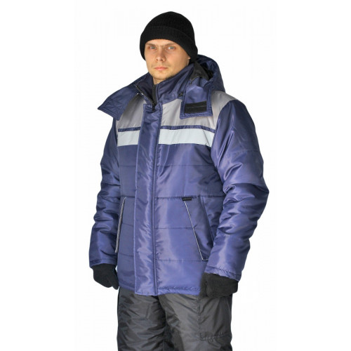 Куртка «Эребус (стандарт)» мужская утепленная синяя