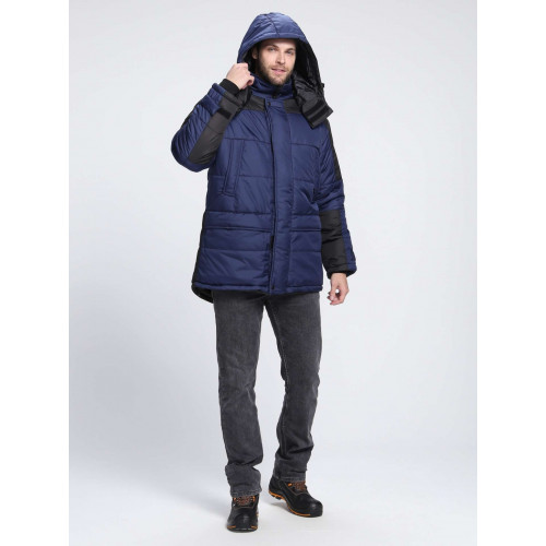 Куртка «Европа» мужская утепленная темно-синяя