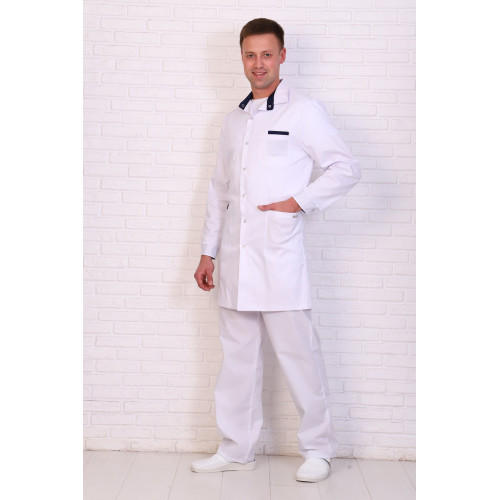 Халат медицинский «236» мужской белый