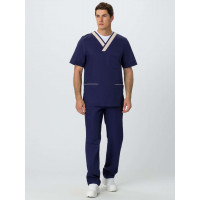 Костюм «Симпл-001» с брюками мужской темно-синий