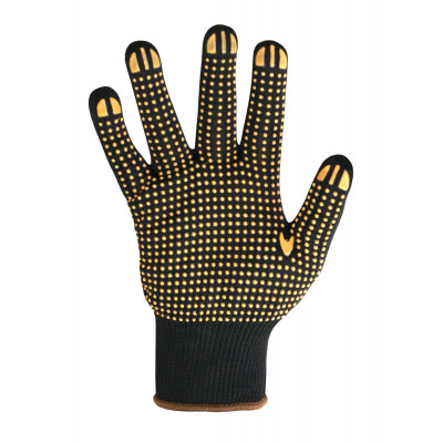 Перчатки нейлон. с ПВХ НЕЙПДОТ Ч, черные Перчатки нейлон. с ПВХ НЕЙПДОТ Ч, черные