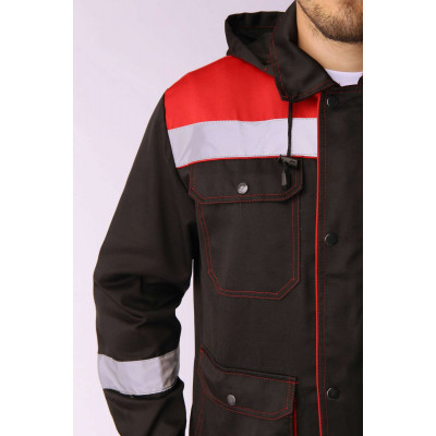 Костюм «Титан с СОП» с п/к мужской черный Костюм «Титан с СОП» с п/к мужской черный