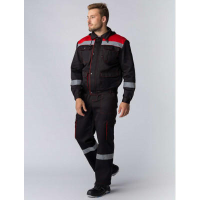 Костюм «Титан с СОП» с п/к мужской черный Костюм «Титан с СОП» с п/к мужской черный