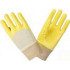 Перчатки нитрил. манжет резинка, частичн.облив, облегч., желтые Перчатки нитрил. манжет резинка, частичн.облив, облегч., желтые