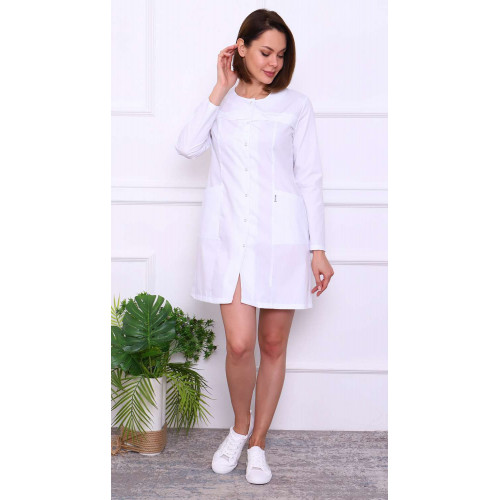 Халат медицинский «Сара» женский белый
