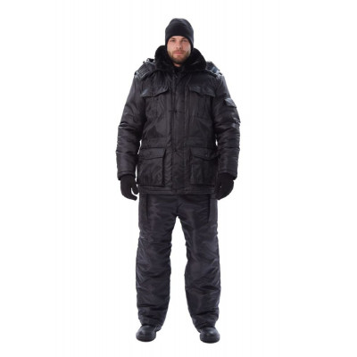 Куртка «Охрана» мужская утепленная черная Куртка «Охрана» мужская утепленная черная