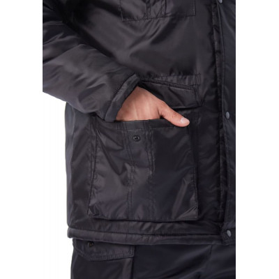 Куртка «Охрана» мужская утепленная черная Куртка «Охрана» мужская утепленная черная