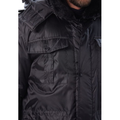 Куртка «Охрана» мужская утепленная черная Куртка «Охрана» мужская утепленная черная