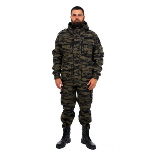 Костюм «T044» мужской демисезонный КМФ зел. мультикам