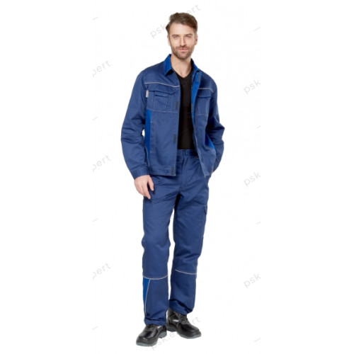Костюм «Страйк-1 Safe» с брюками мужской темно-синий