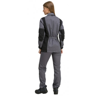 Костюм «Город (КОС214)» с брюками женский темно-серый Костюм «Город (КОС214)» с брюками женский темно-серый