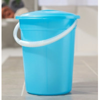 Ведро пласт. 5л, с крышкой цветное